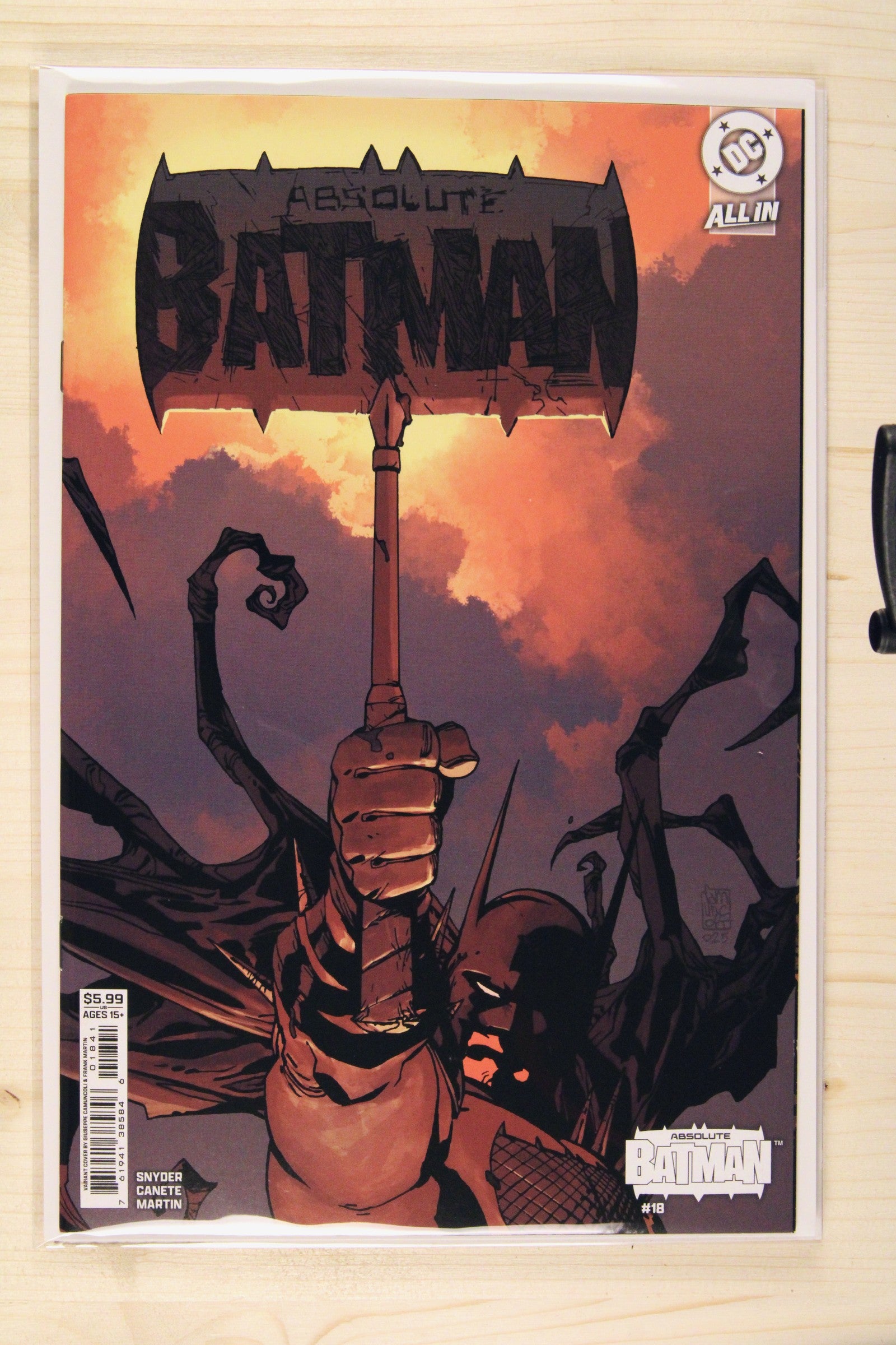 Absolute Batman #18 – DC (2026) 9.6 NM+ Camuncoli Variant