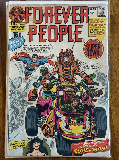 The Forever People #1-11 – DC (1971) Full Series VF Average