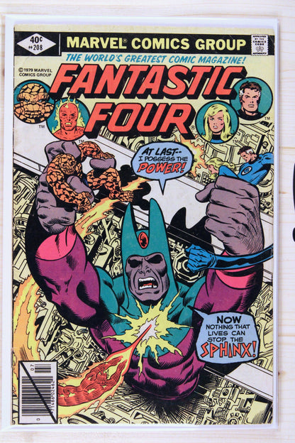 Fantastic Four #208 – Marvel (1979) 6.0 FN Xandarian-Skrull War | Joe Sinnott cover