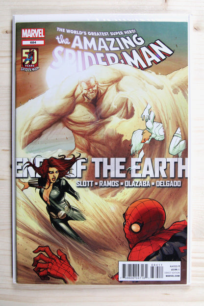 The Amazing Spider-Man #684 – Marvel (2012) 9.4 NM Ends of the Earth