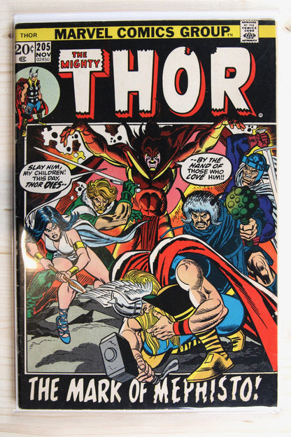 Thor #205 – Marvel (1972) 4.0 VG