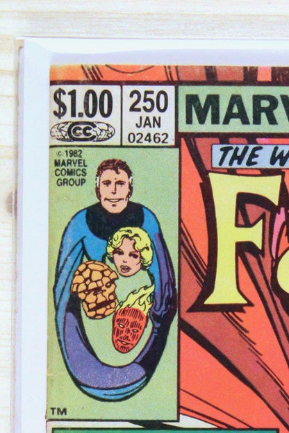 Fantastic Four #250 – Marvel (1983) 6.5 FN+ John Byrne story | Terry Austin cover | Newsstand Edition