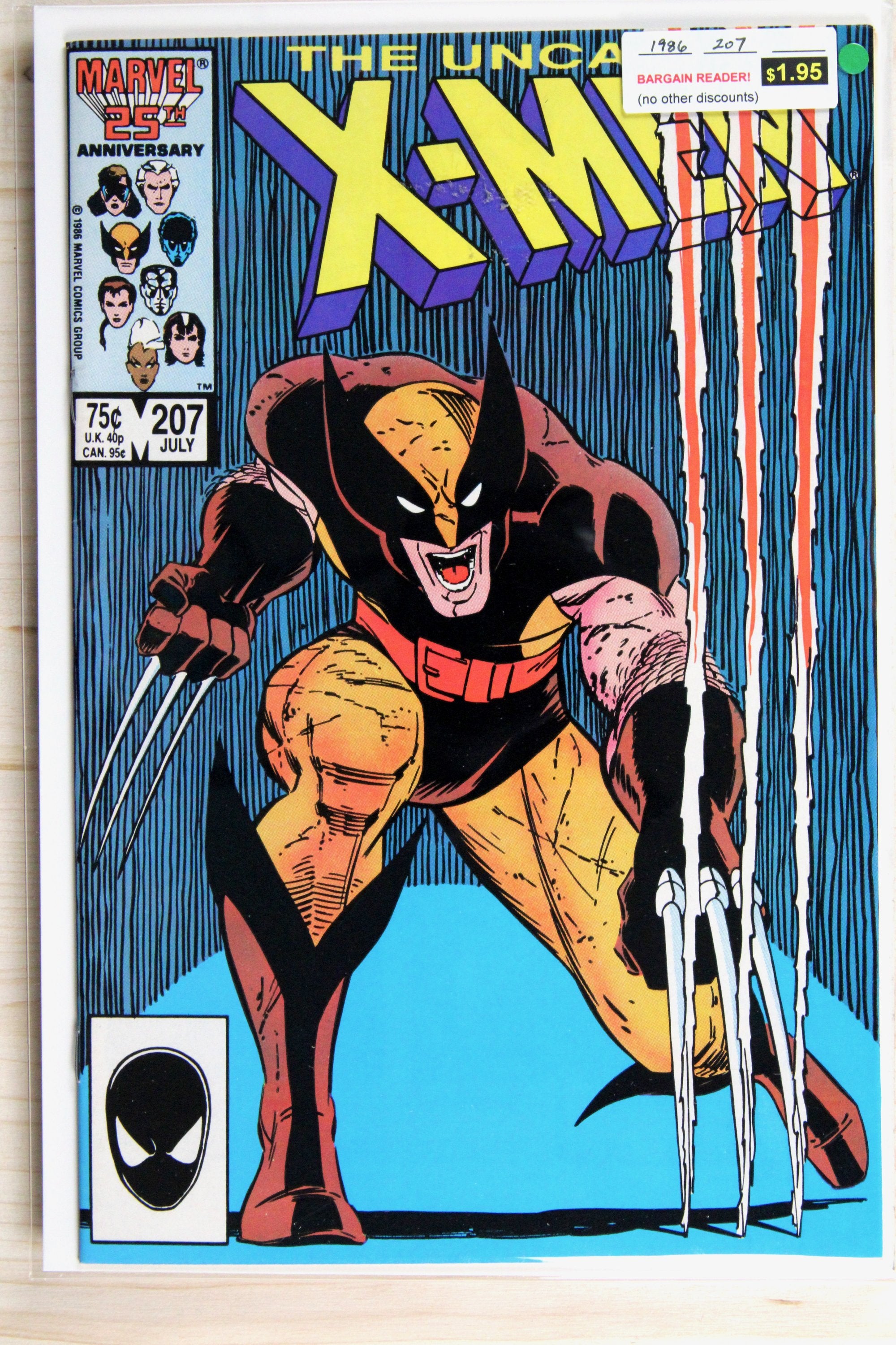 The Uncanny X-Men #207 – Marvel (1986) 9.0 VF/NM Chris Claremont story
