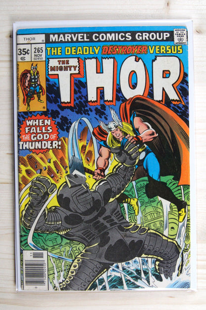 Thor #265 – Marvel (1977) 7.0 FN/VF The Quest for Odin | Joe Sinnott cover