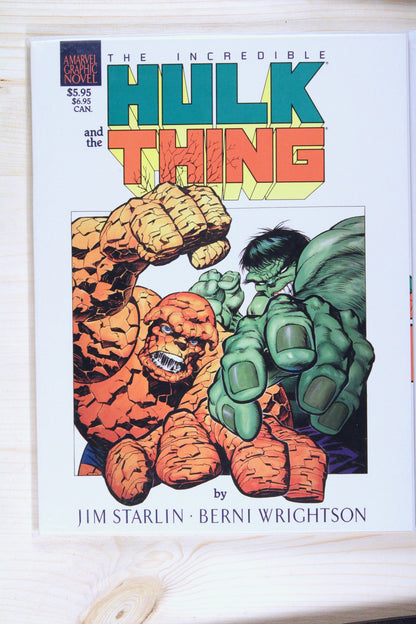 Marvel Graphic Novel #29 – Marvel (1987) 9.2 NM- The Incredible Hulk and the Thing