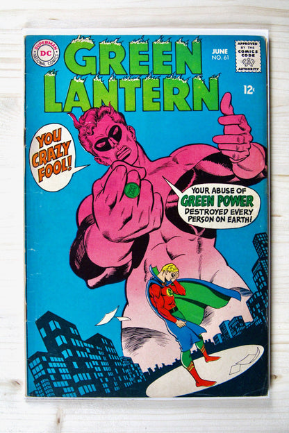 Green Lantern #61 – DC (1968) 5.5 FN-