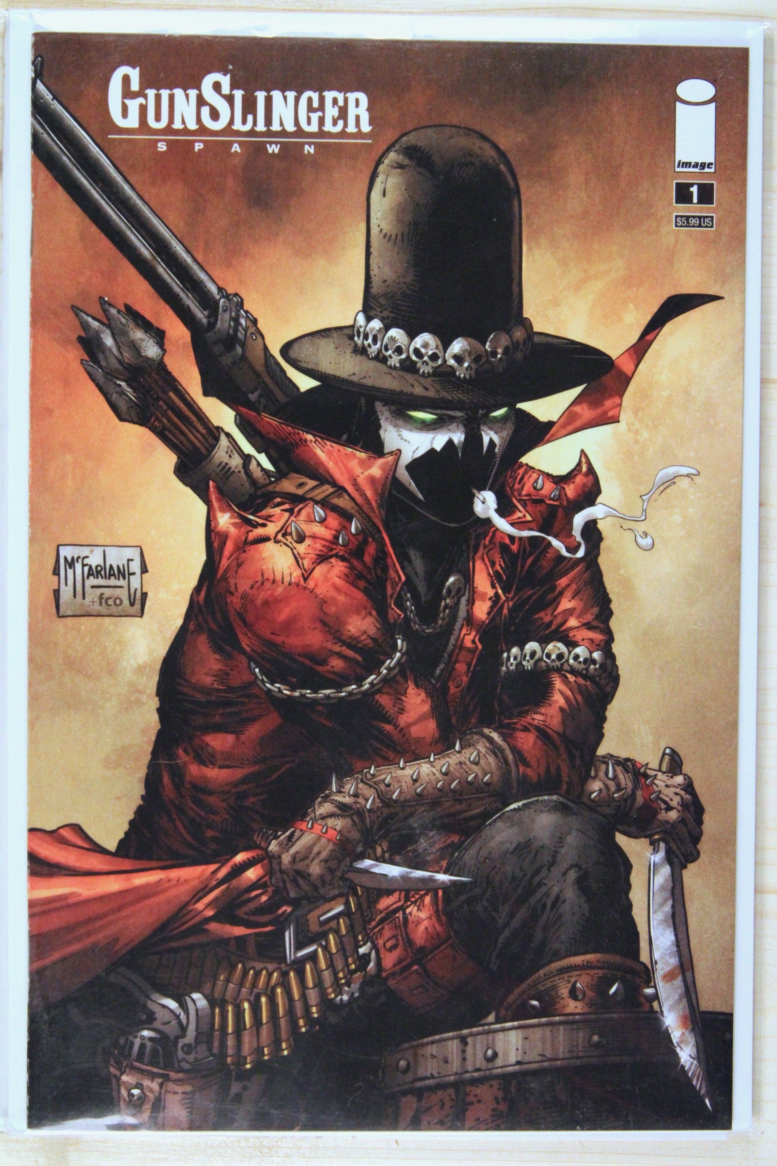 Gunslinger Spawn #1 – Image (2021) 9.6 NM+ Greg Capullo cover | Todd McFarlane story