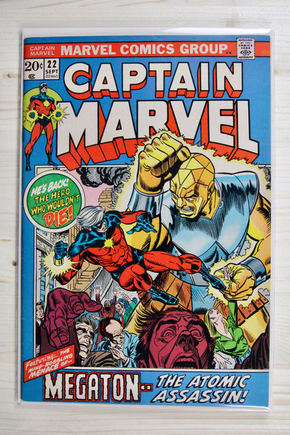 Captain Marvel #22 – Marvel (1972) 7.5 VF-