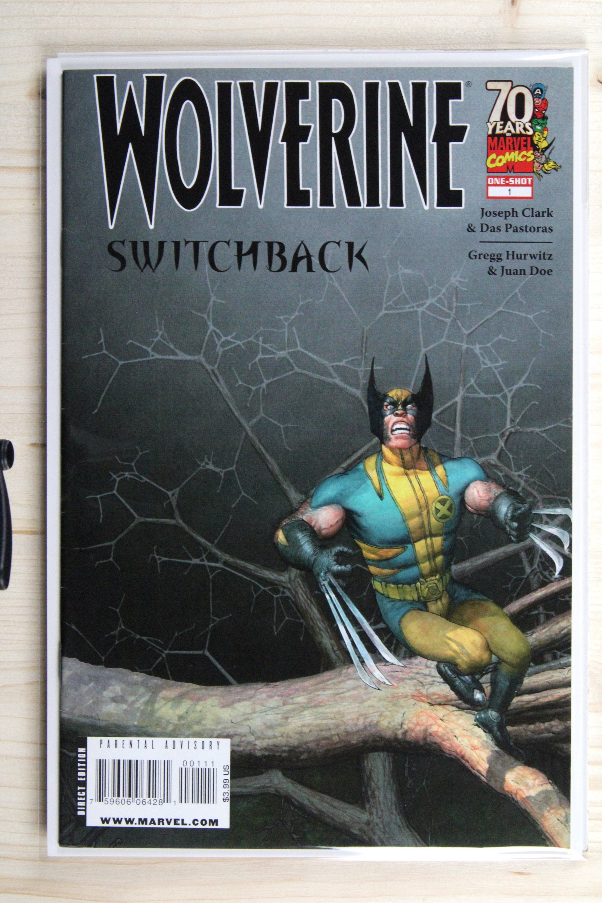 Wolverine: Switchback #1 – Marvel (2009) 9.0 VF/NM "Wolverine" Black Blade | Chris Claremont story | John Byrne cover