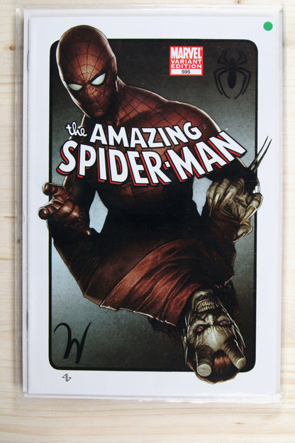 The Amazing Spider-Man #595 – Marvel (2009) 9.4 NM "Avengers" Dark Reign | Marvel Variant Edition