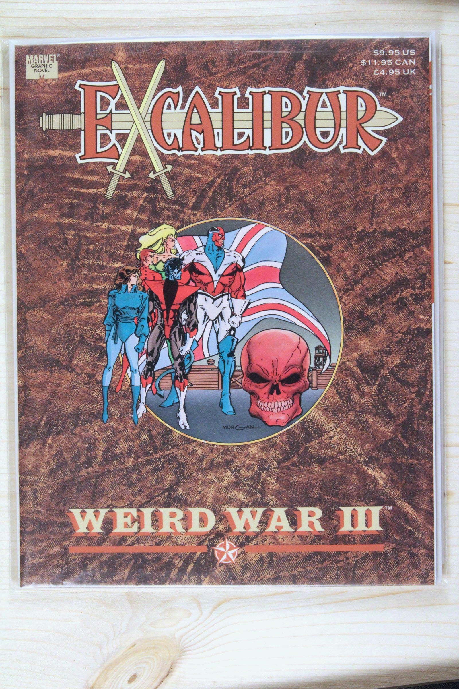 Marvel Graphic Novel #66 – Marvel (1990) 9.2 NM- Excalibur Weird War III