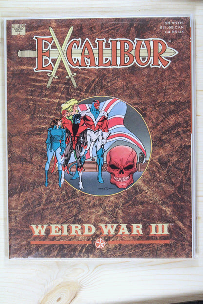 Marvel Graphic Novel #66 – Marvel (1990) 9.2 NM- Excalibur Weird War III