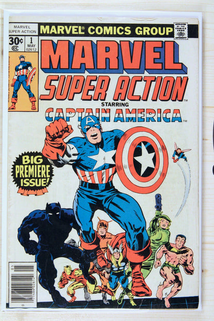 Marvel Super Action #1 – Marvel (1977) 6.5 FN+ Jack Kirby art | Stan Lee story | Newsstand Edition