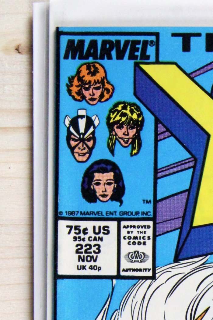 The Uncanny X-Men #223 – Marvel (1987) 9.0 VF/NM Chris Claremont story | Marc Silvestri
