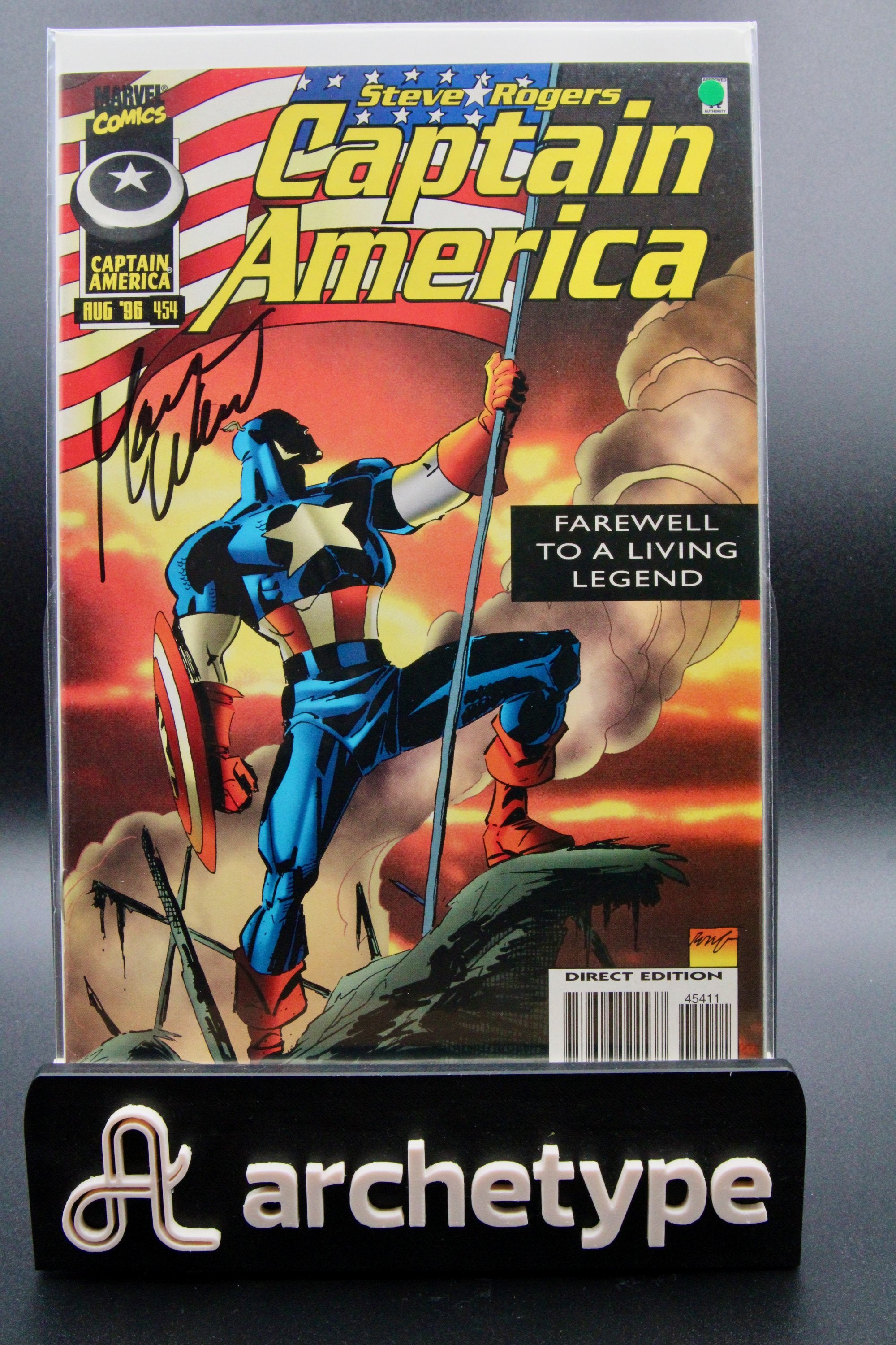 Captain America #454 – Marvel (1996) "Captain America" Operation Rebirth | Direct Edition