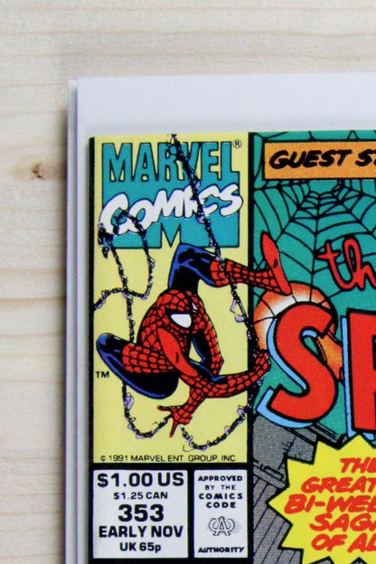 The Amazing Spider-Man #353 – Marvel (1991) 9.4 NM Round Robin
