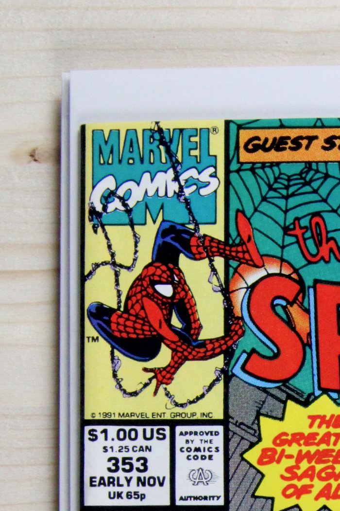 The Amazing Spider-Man #353 – Marvel (1991) 9.4 NM Round Robin