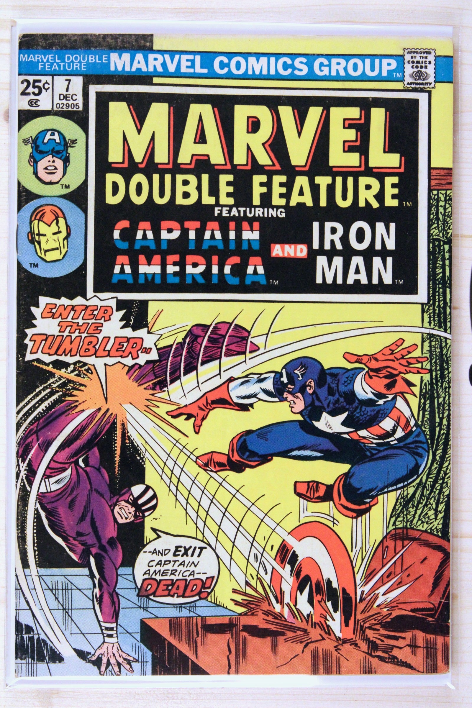 Marvel Double Feature #7 – Marvel (1974) 6.0 FN Jack Kirby story | Stan Lee story