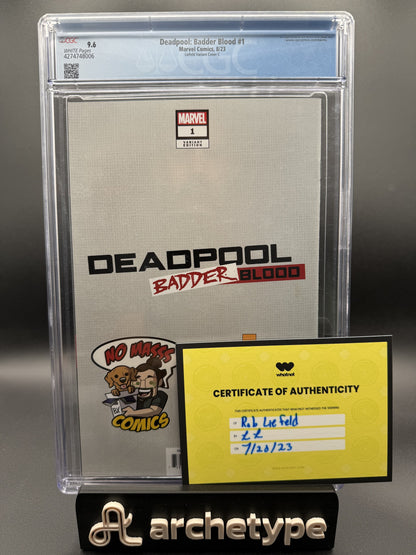 Deadpool: Badder Blood #1 – Marvel (2023) CGC 9.6 NM+ Liefeld Signed Slab w COA