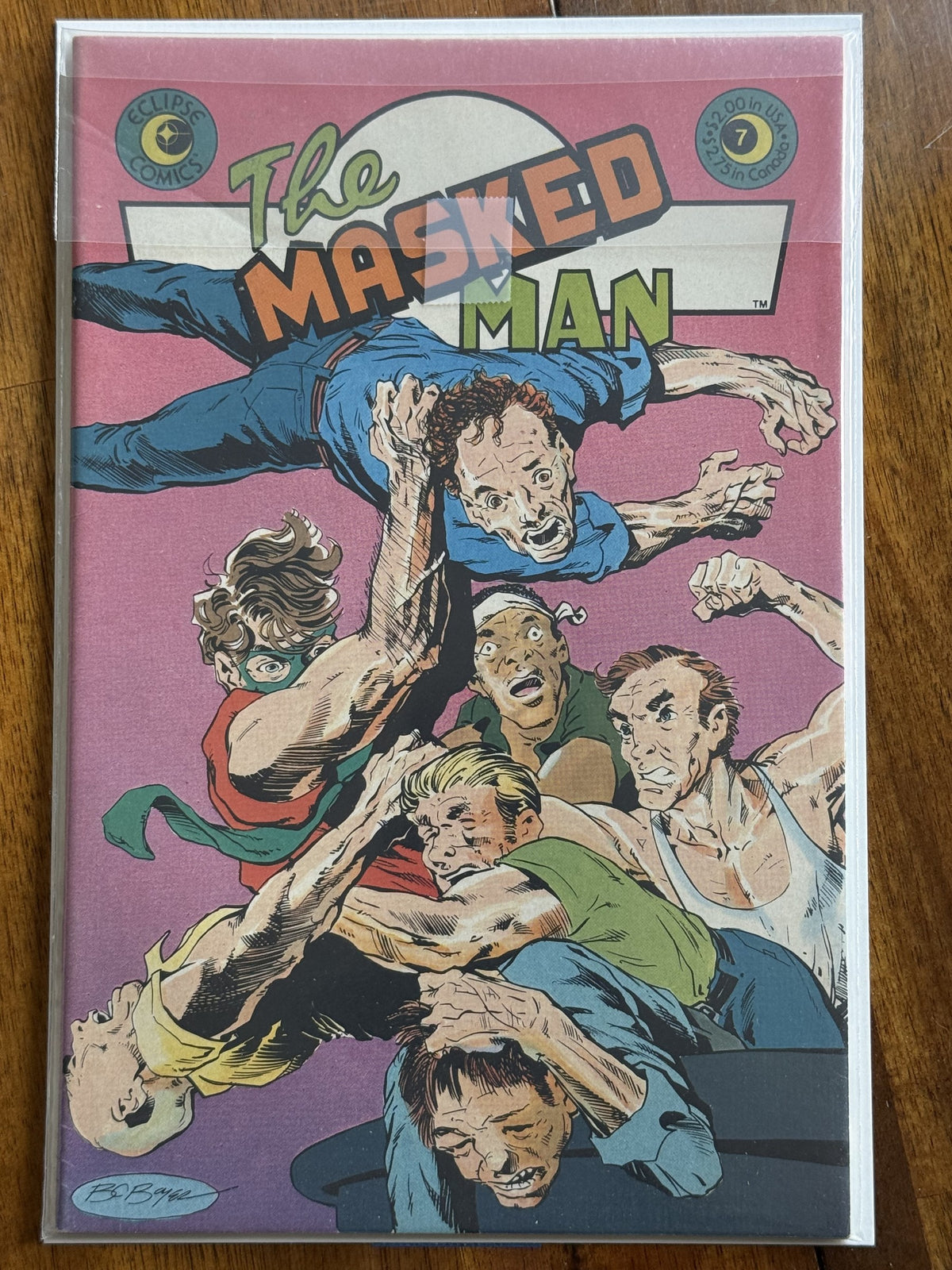 Masked Man #1-12 – Eclipse (1984) Full Series Set