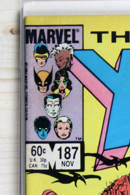 The Uncanny X-Men #187 – Marvel (1984) 9.0 VF/NM "Rom" Dire Wraiths War | Chris Claremont story