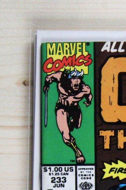 Conan the Barbarian #233 – Marvel (1990) 8.5 VF+ Newsstand Edition