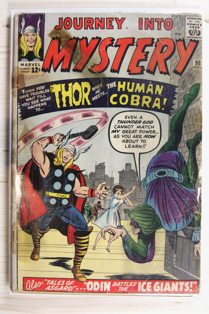 Journey into Mystery #98 – Marvel (1963) 2.0 GD Jack Kirby art | Stan Lee story