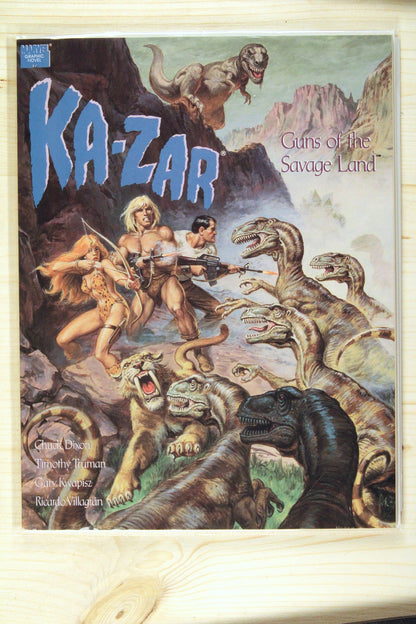 Marvel Graphic Novel #62 – Marvel (1990) 9.2 NM- Kazar Guns of the Savage Land