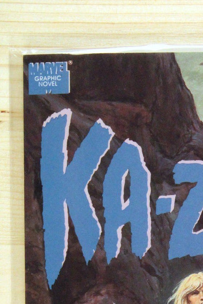 Marvel Graphic Novel #62 – Marvel (1990) 9.2 NM- Kazar Guns of the Savage Land