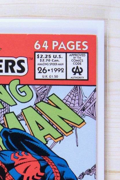 The Amazing Spider-Man Annual #26 – Marvel (1992) 7.5 VF- "Spider-Man/New Warriors" Hero Killers