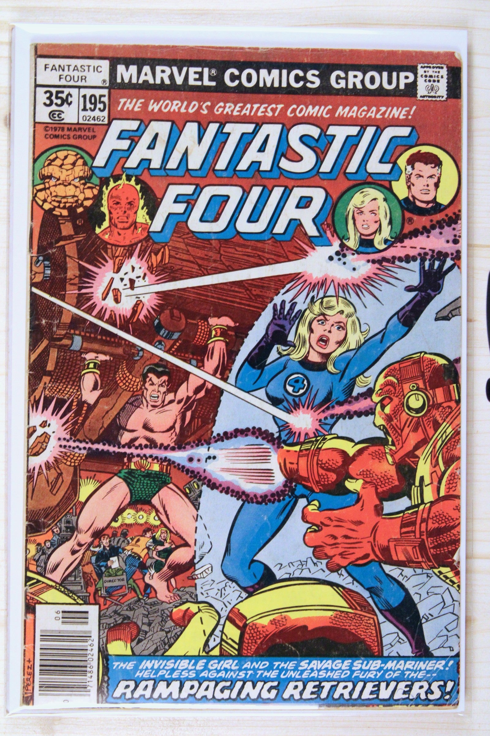 Fantastic Four #195 – Marvel (1978) 6.0 FN Newsstand Edition