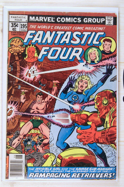 Fantastic Four #195 – Marvel (1978) 6.0 FN Newsstand Edition