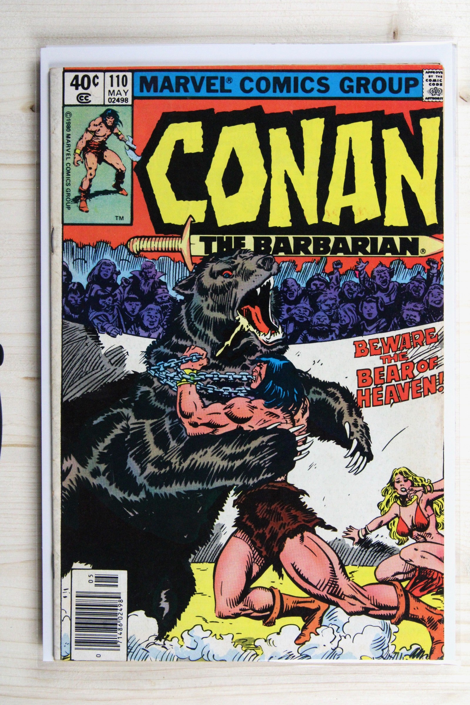 Conan the Barbarian #110 – Marvel (1980) 6.0 FN Newsstand Edition