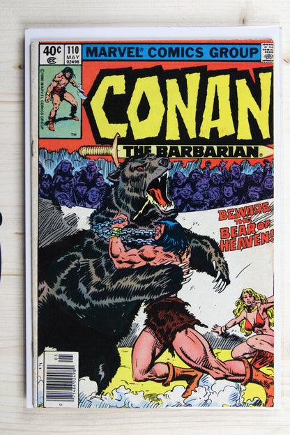 Conan the Barbarian #110 – Marvel (1980) 6.0 FN Newsstand Edition