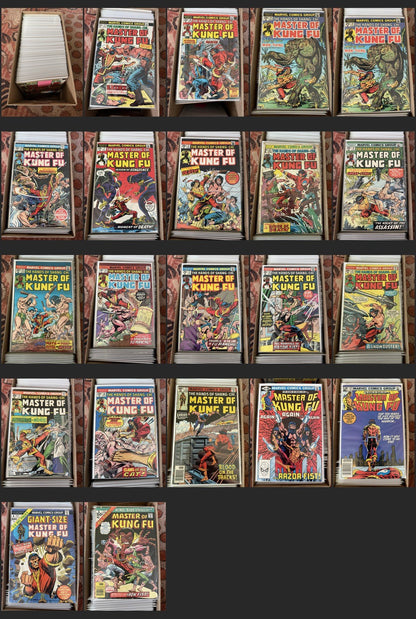 Shang-Chi, Master of Kung Fu #17-125 + King Sized & Annuals – Marvel (1975) (114 Issues)