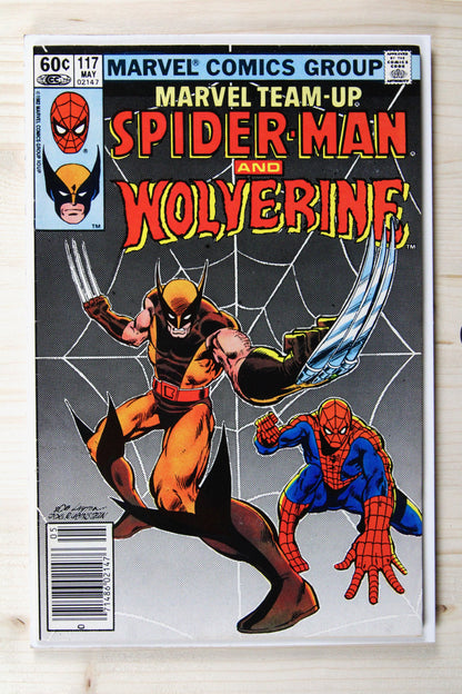 Marvel Team-Up Spider-Man and Wolverine #117 – Marvel (1982) 7.5 VF-