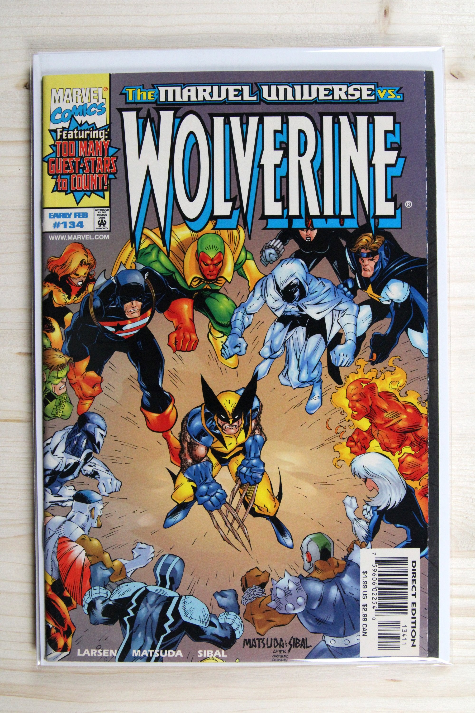 Wolverine #134 – Marvel (1999) 9.2 NM- The Great Escape | Erik Larsen story