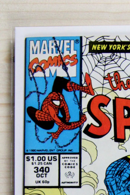 The Amazing Spider-Man #340 – Marvel (1990) 9.0 VF/NM Erik Larsen art