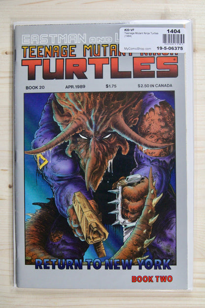 Teenage Mutant Ninja Turtles #20 – Mirage (1989) 9.4 NM Return to New York