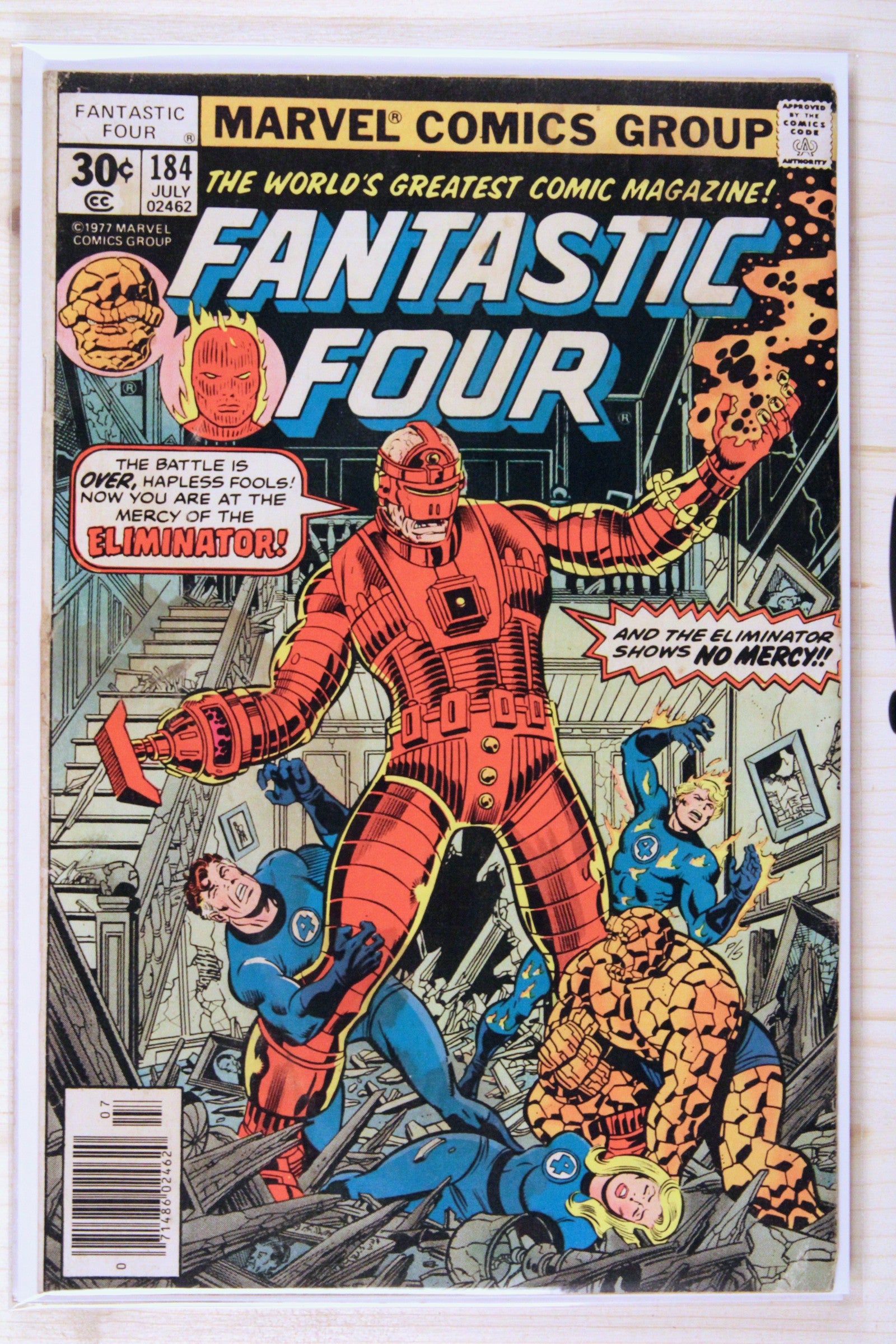 Fantastic Four #184 – Marvel (1977) 6.0 FN Joe Sinnott | Newsstand Edition