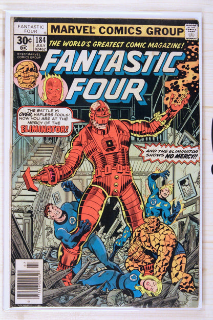 Fantastic Four #184 – Marvel (1977) 6.0 FN Joe Sinnott | Newsstand Edition