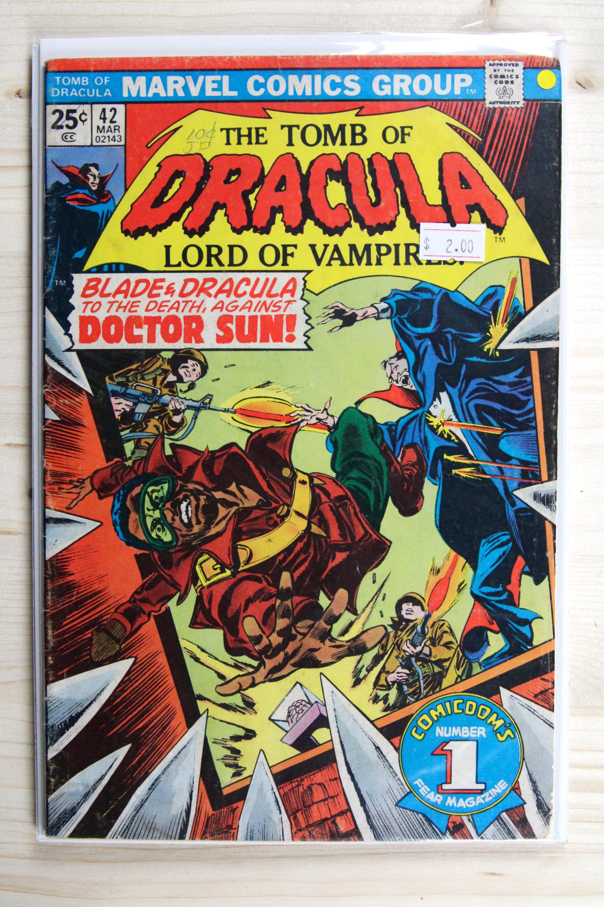 Tomb of Dracula #42 – Marvel (1976) 5.5 FN-
