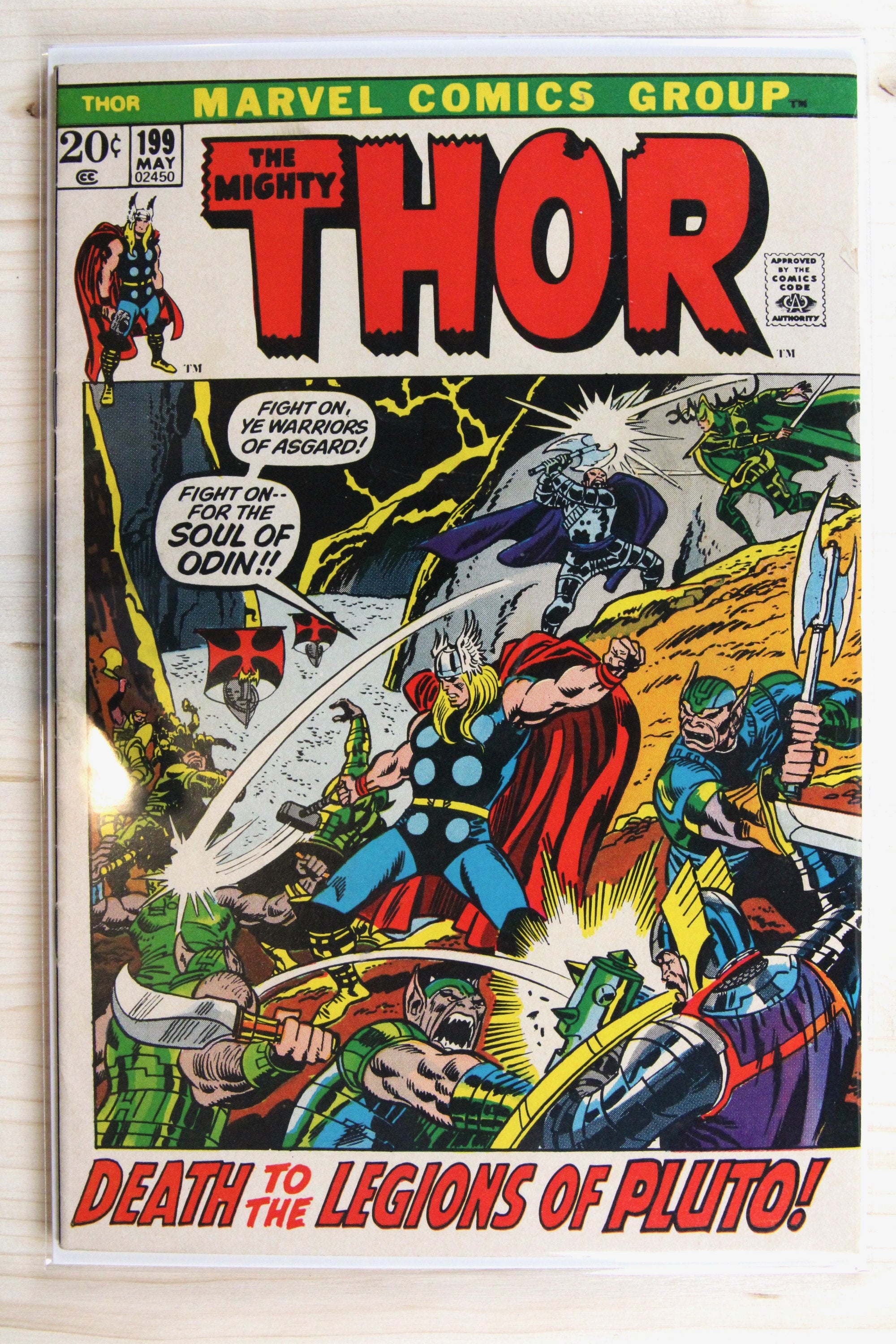 Thor #199 – Marvel (1972) 5.5 FN- Stan Lee