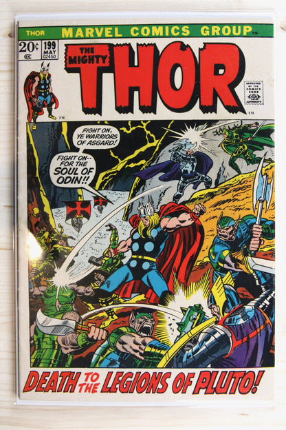 Thor #199 – Marvel (1972) 5.5 FN- Stan Lee
