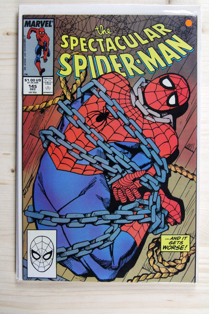 The Spectacular Spider-Man #145 – Marvel (1988) 8.5 VF+