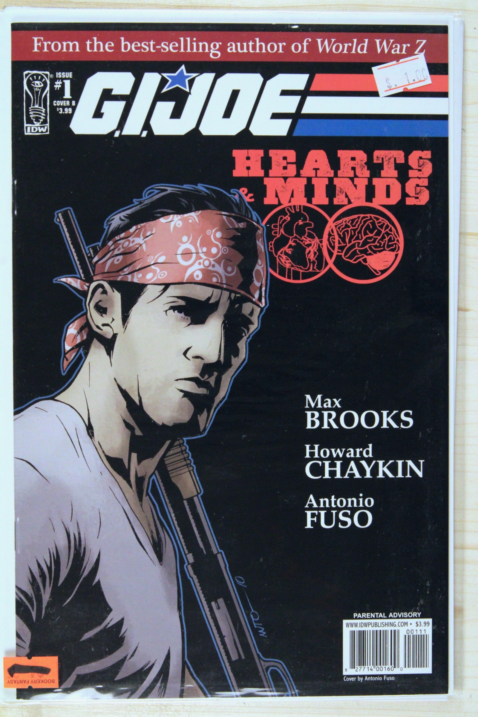 G.I. Joe: Hearts & Minds #1 – IDW Publishing (2010) 9.4 NM Cover B