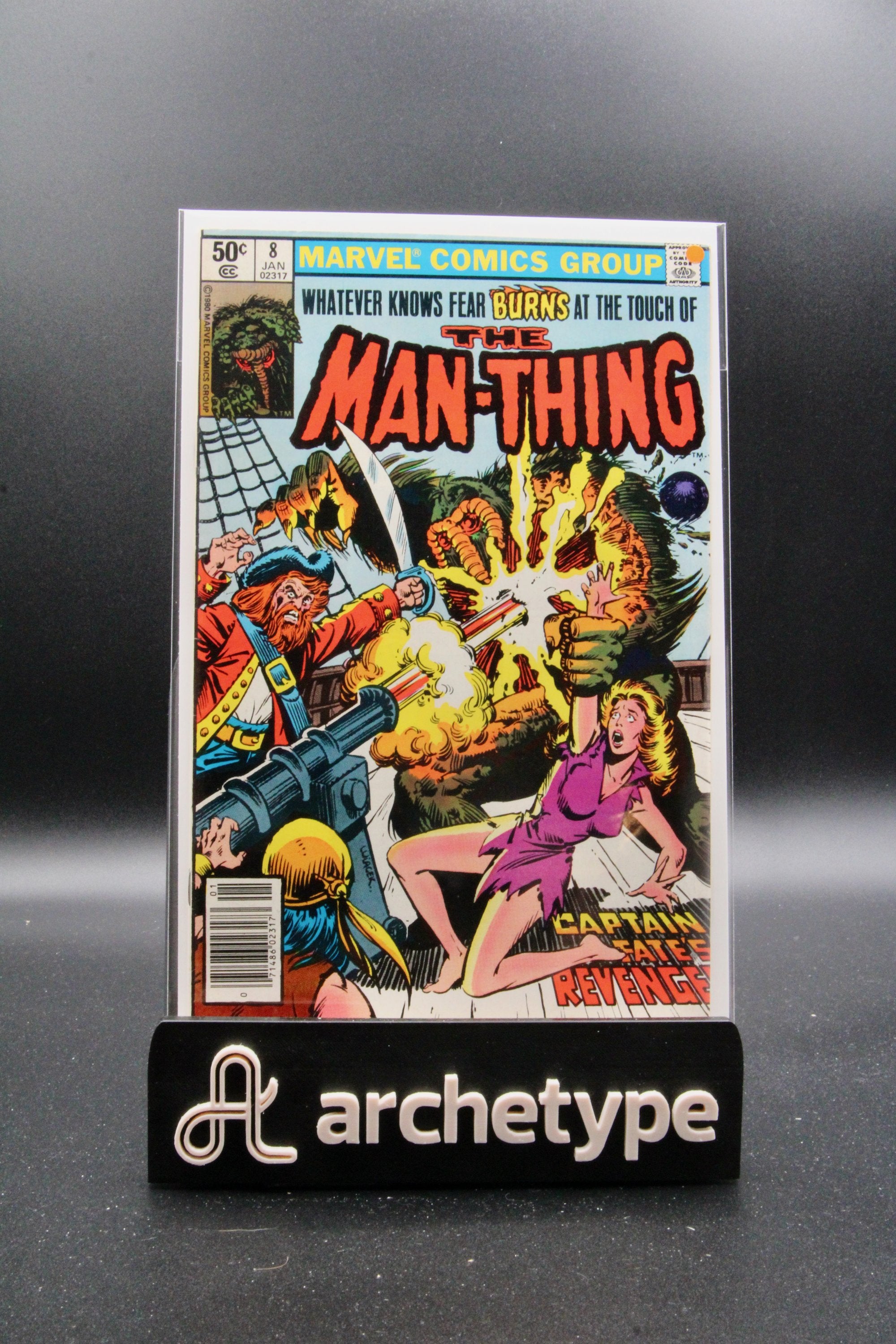 Man-Thing #8 – Marvel (1981) 8.0 VF Chris Claremont story