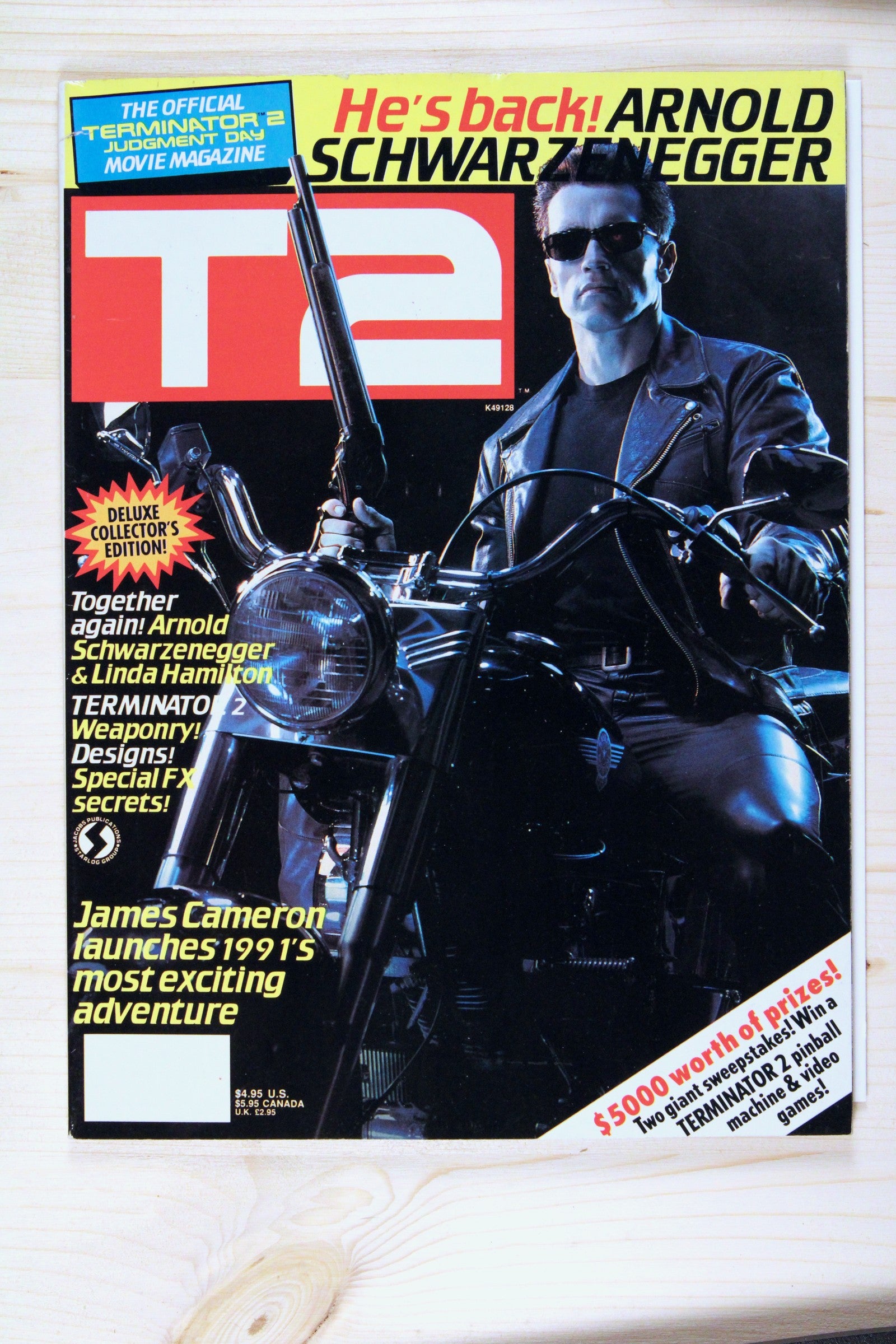 T2: The Official Terminator 2 Judgment Day Movie Magazine Deluxe Collector's Ed
