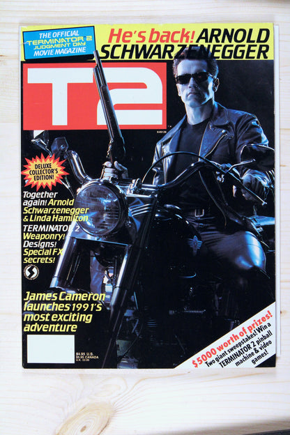 T2: The Official Terminator 2 Judgment Day Movie Magazine Deluxe Collector's Ed