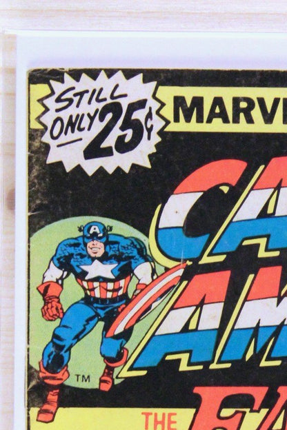 Captain America #198 – Marvel (1976) 6.5 FN+ Madbomb | Jack Kirby story | Newsstand Edition